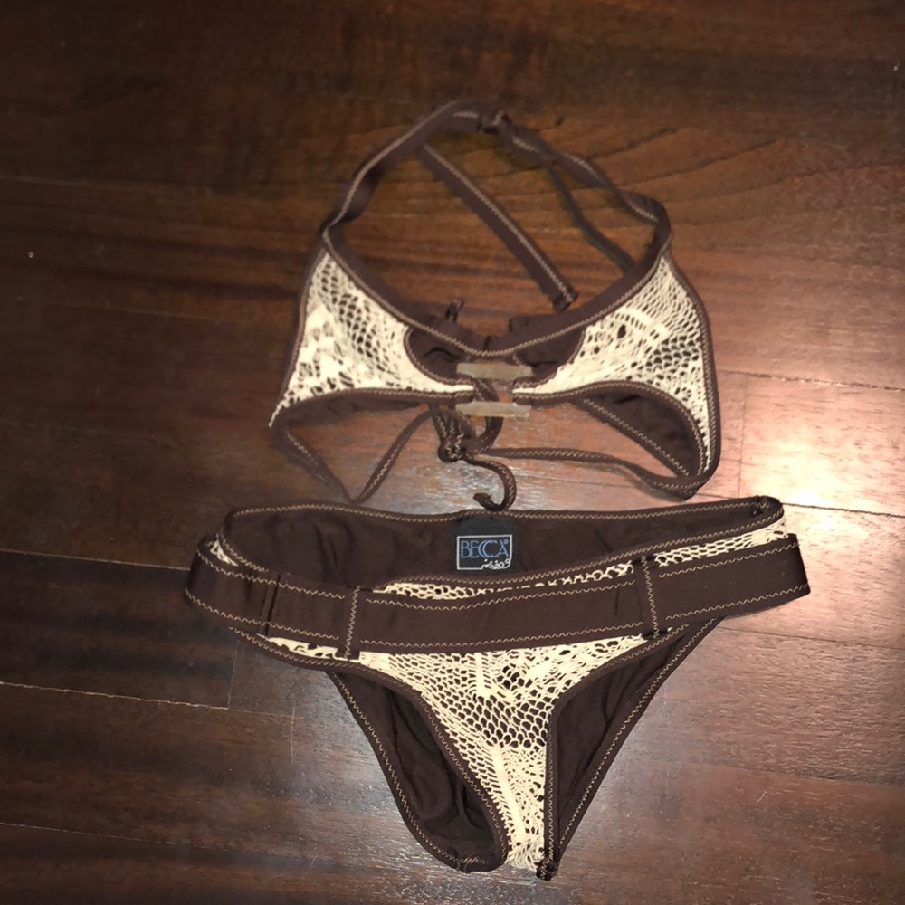 Adorable Becca bikini top s bottom m